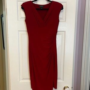 Lauren by Ralph Lauren Deep Red Dress 💃
